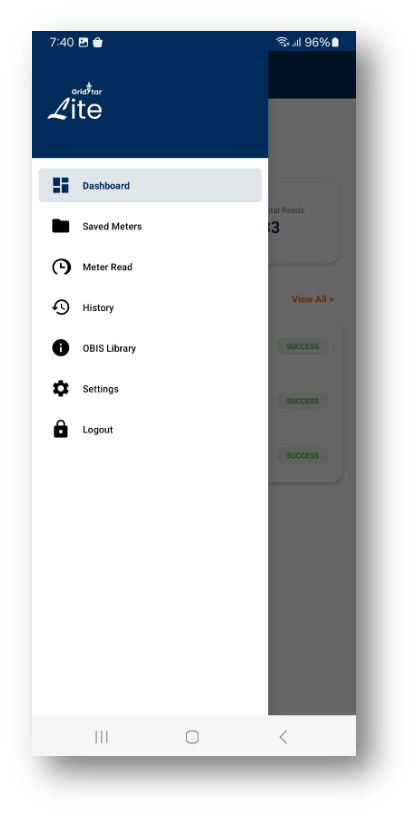 GridStar Lite mobile application